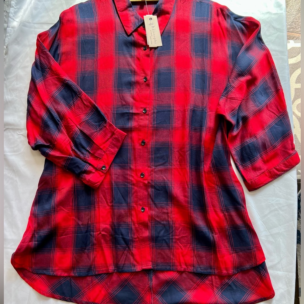 NWT Philosophy Button Down Shirt